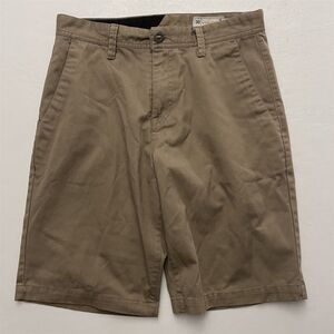 Volcom 30 x 10" Khaki Twill Casual‎ Chino Shorts